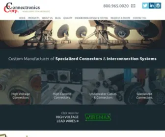 Connectronicscorp.com(Specialized Connectors & Interconnection Systems) Screenshot