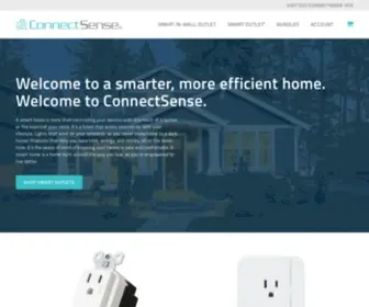 Connectsense.com(Control and monitor how the power in your home) Screenshot