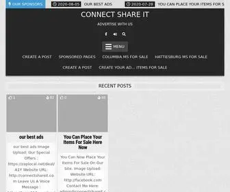 Connectshareit.com(Advertise With Us) Screenshot