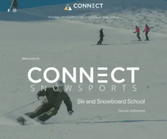 Connectsnowsports.com(Ski Instructor Training and Gap Courses) Screenshot