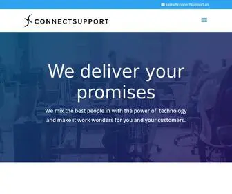 Connectsupport.co(Outsourced Solutions) Screenshot