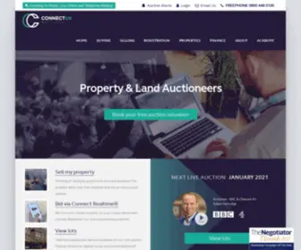 Connectukauctions.co.uk(Multi-Award Winning Nationwide Property & Land Auctioneer. Connect UK Auctions) Screenshot