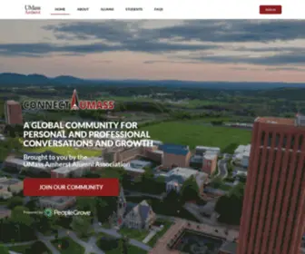 Connectumassalumni.com(Connect umass) Screenshot