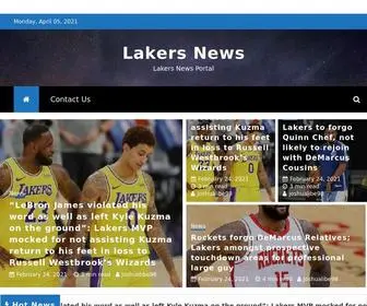 Connectwellsfargo.com(Lakers News Portal) Screenshot