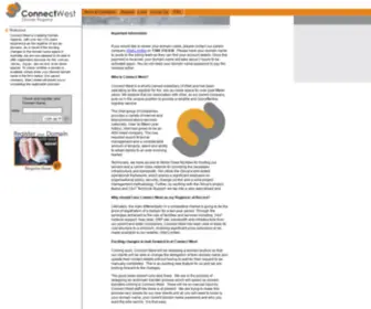 Connectwest.net.au(Connect West) Screenshot