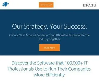 Connectwise.com(MSP Technology) Screenshot