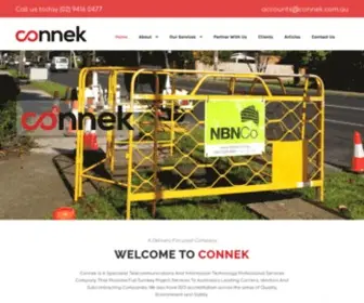 Connek.com.au(NBN Infrastructure & Network Services Australia) Screenshot