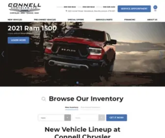 Connellchryslerdealer.com(Connell Chrysler in Woodstock) Screenshot