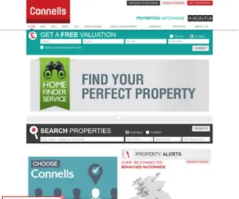 Connells.co.uk(Estate Agents & Letting Agents) Screenshot
