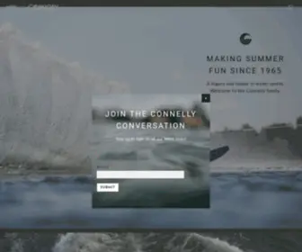 Connellysup.com(Connelly WatersportsConnelly Home) Screenshot