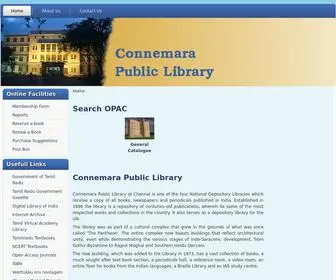 Connemarapubliclibrarychennai.com(Connemara Public Library) Screenshot