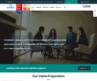 ConneqTcorp.com(Leading Business Support Services Company) Screenshot