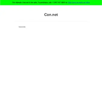 Con.net(The Leading Con Site on the Net) Screenshot