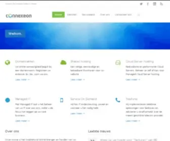 Connexeon.com(Databasefout) Screenshot