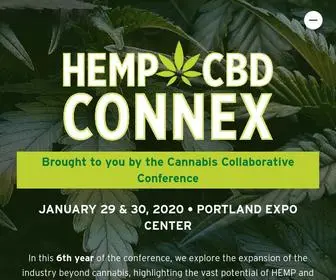 Connexhempevents.com(Connex Hemp & CBD Events) Screenshot