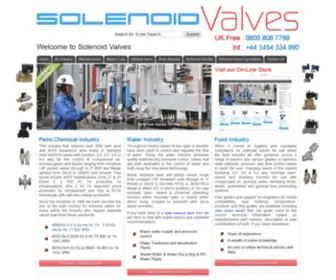 Connexion-Developments.com(Solenoid Valve information) Screenshot