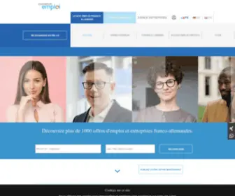 Connexion-Emploi.com(Le site emploi franco allemand) Screenshot