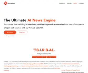 Connexun.com(News & Text Analysis API) Screenshot