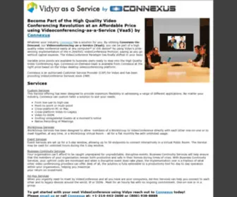 Connexus-EVN.com(Connexus VideoConference Resource for Bridging Services and Public Rooms) Screenshot