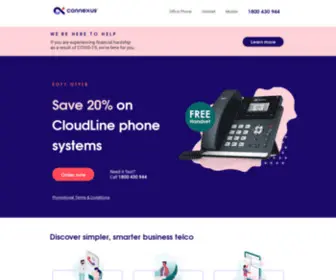 Connexus.net.au(Business ISP) Screenshot