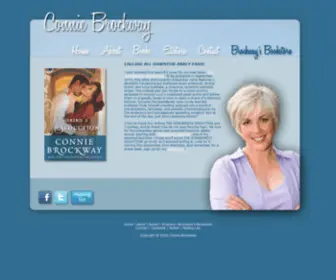 Conniebrockway.com(Connie Brockway) Screenshot