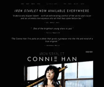 Conniehan.com(Connie Han) Screenshot
