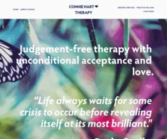 Connieharttherapy.com(Connie Hart) Screenshot