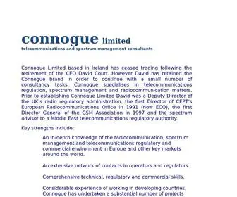 Connogue.com(Connogue Ltd) Screenshot