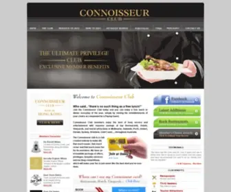 Connoisseurclub.com(The Connoisseur Club) Screenshot