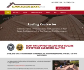 Connoisseurroofs.co.za(Roof Waterproofing Centurion) Screenshot