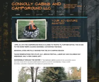 Connollycampground.com(CONNOLLY CABINS AND CAMPGROUND LLC) Screenshot