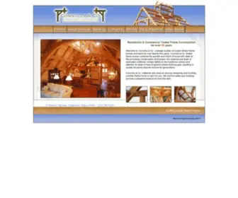 Connollytimberframes.com(Post and Beam Home Construction) Screenshot