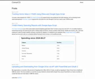 Connorcg.com(Systems Administrator with a primary focus on automation) Screenshot