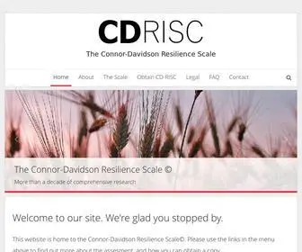 Connordavidson-Resiliencescale.com(CD-RISC) Screenshot