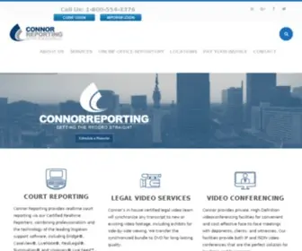 Connorreporting.com(Indiana Court Reporting & Video Depositions) Screenshot