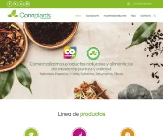 Connplants.com(Productos naturales deshidratados) Screenshot