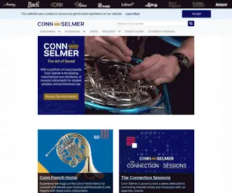 Connselmer.com(The Great American Band & Orchestra Company) Screenshot