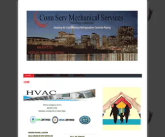 Connserv.com(Conn Serv Mechanical Services) Screenshot