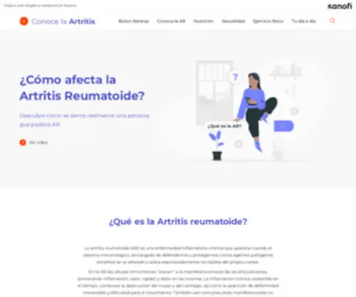 Conocelaartritis.es(España) Screenshot