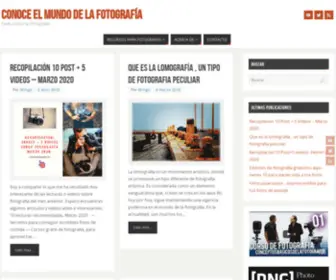 Conocelafotografia.com(Conoce el Mundo de la Fotografia) Screenshot