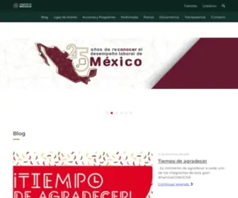 Conocer.gob.mx(Consejo Nacional de Normalización y Certificación de Competencias Laborales) Screenshot