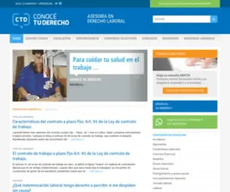 Conocetuderecho.com.ar(Conocé) Screenshot