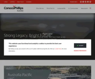 Conocophillips.com.au(ConocoPhillips Australia) Screenshot