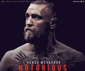 ConormcGregorfilm.com(Search for screenings / showtimes and book tickets for Conor McGregor) Screenshot
