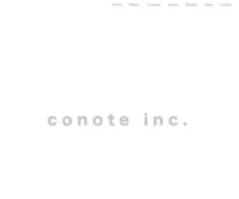 Conote.co.jp(Conote) Screenshot