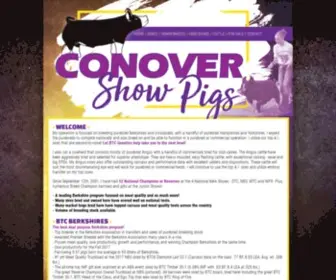 Conovershowpigs.com(Conover Show Pigs) Screenshot