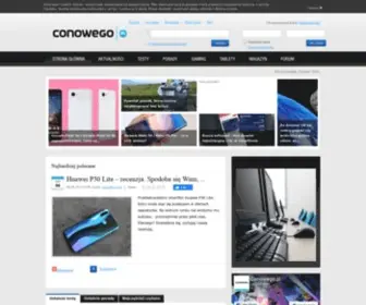 Conowego.pl(Gadżet) Screenshot