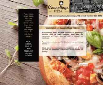 Conowingopizza.com(Conowingo Pizza) Screenshot