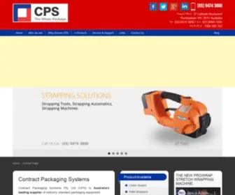 Conpack.com.au(CPS will create you a system that delivers) Screenshot