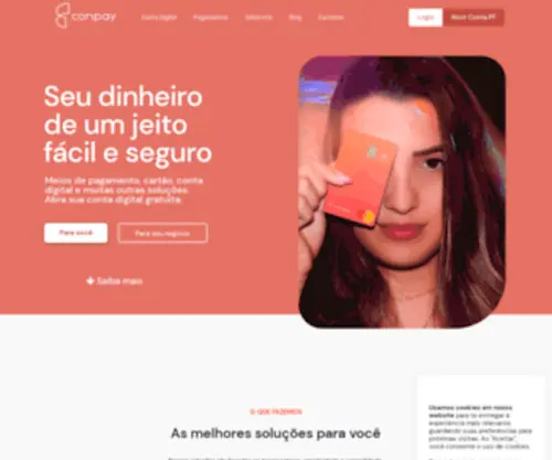 Conpay.com.br(Venda e receba online com a Conpay) Screenshot